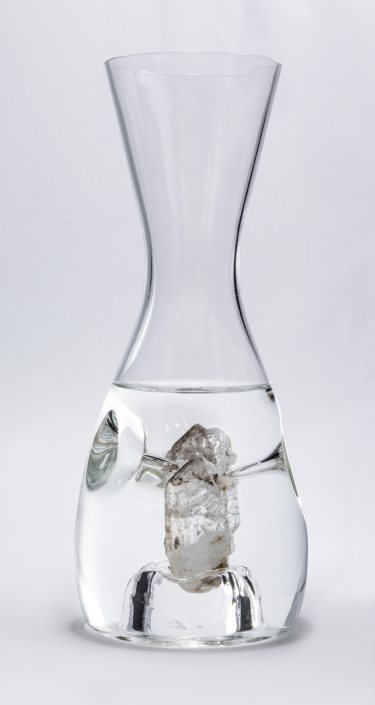 Wasserkaraffe mit Bergkristall